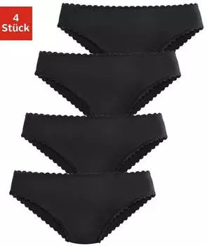 Petite Fleur Jazz-Pants Slips aus weicher Microfaser (886780) schwarz