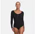 cfab by creamy fabrics Bodysuit Sculpting Shapewear Longsleeve mit String schwarz