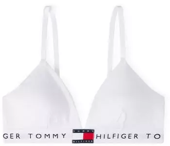 Tommy Hilfiger Heritage Triangel-BH (UW0UW06040) white