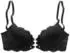 Lascana Push-up BH ohne Bügel mit extra flachen Abschlüssen und feiner Spitze (54005252) schwarz