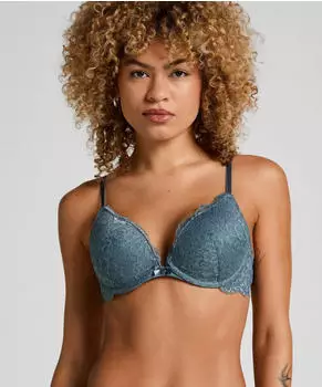 Hunkemöller Vorgeformter Push-up-Bügel-BH Marine Blau