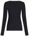 Hunkemöller Super Soft Shirt aus Kaschmir-Mix mit U-Boot-Ausschnitt schwarz