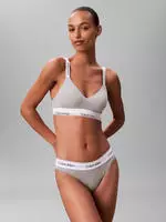 Calvin Klein BH Icon Cotton Modal Classic Bralette Hellgrau X-Small Damen