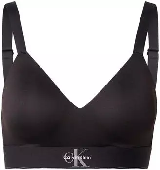 Calvin Klein Graphic Monogram Microfibre Stretch Bralette (LV00QF8877) black