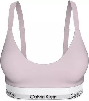 Calvin Klein Icon Cotton Modal Bustier mit leichtem Push-up-Effekt in Hellrosa (LV00QF8500-8Z6)