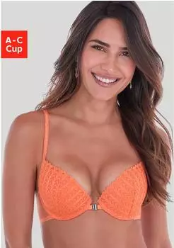 s.Oliver Push-Up BH mit Vorderverschluss orange 6007074.2840.