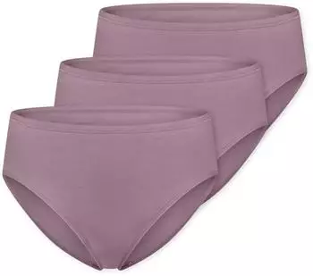 Schiesser Slips 3er-Pack mauve Essentials (145425-312)