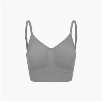 cfab by creamy fabrics Bügelloser BH Comfort Bralette graphit
