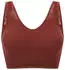 Schiesser Bustier seamless herausnehmbare Pads Spitze burgund Invisible Soft Lace (183100-516)