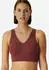 Schiesser Bustier seamless herausnehmbare Pads Spitze burgund Invisible Soft Lace (183100-516)