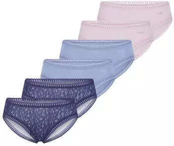 Sloggi Mini Slip 6-Pack GO Crush (10219682-P6-V004) rosa/blau