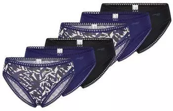 Sloggi Slip 6-Pack GO Crush (10219672-P6-M008) schwarz/blau