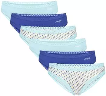 Sloggi 6-Pack Mini Slip GO Crush (10219682) blue-light combination