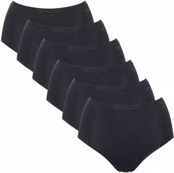 Sloggi Highwaist-Slips (10222332-0004) 6-pack - go daily cotton highwaist