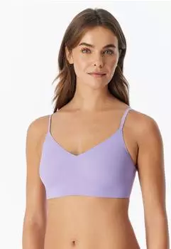 Schiesser Bustier Mikrofaser herausnehmbare Pads zartlila - Invisible Soft (181766-821)