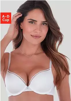 s.Oliver Push-Up-BH mit Ringdetail creme 6011449.1493.