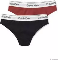 Calvin Klein Underwear Tanga THONG 2PK (Packung, 2er-Pack) K&ouml;rpernahe Passform mit