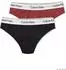 Calvin Klein Icon Cotton Modal - 2er-Pack Tangas in Schwarz/Rot-Mehrfarbig (LV00QF88345DT)