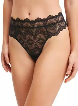 Calida Brazilian Slip Etude Ajours Spitze (22257-992) schwarz