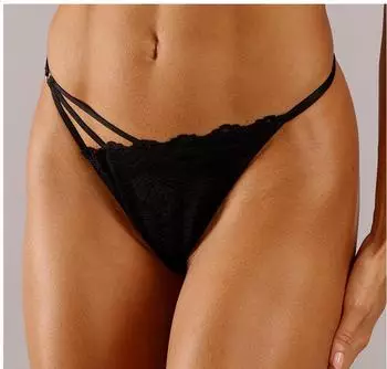 s.Oliver String mit Cut-out-Detail / schwarz 6009290.4215.