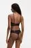 HUGO String aus Spitze mit Leopardenmuster und Logo am Bund - Style SAVANA THONG 50570676 Schwarz