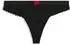 HUGO String aus Spitze mit Leopardenmuster und Logo am Bund - Style SAVANA THONG 50570676 Schwarz