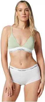 Calvin Klein Icon Baumwoll-Modal leicht gefütterter Triangel-BH in zartem Mint-Grün (LV00QF8498F8I)