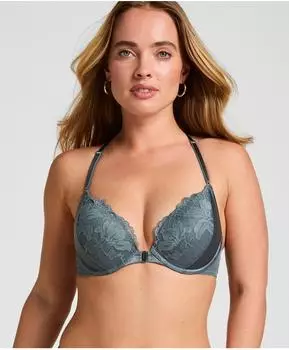 Hunkemöller Push-up-BH Viktoria in Blau (305599)