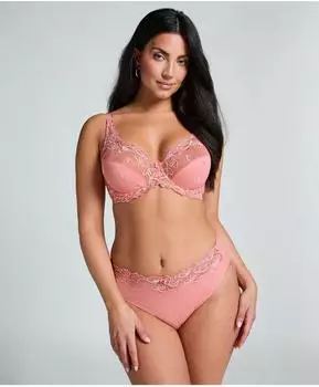 Hunkem&ouml;ller Hochgeschnittener Slip Diva rosa S