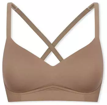 Schiesser Unique Micro Soft-BH mit Schale und gleitenden Cups (181127) nougat