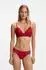 Hugo Boss Premium Spitzen-Bralette mit plissiertem Mesh - Style TRIANGLE_BLOSSOM 50556193 Rot