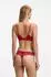 Hugo Boss Premium Spitzen-Bralette mit plissiertem Mesh - Style TRIANGLE_BLOSSOM 50556193 Rot