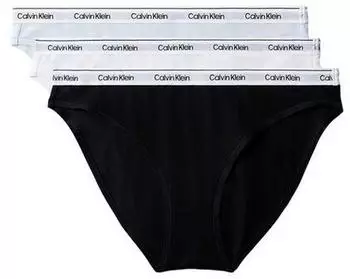Calvin Klein 3-Pack Slip (LV00QD5207) Black Classic White Plein