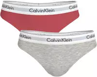 Calvin Klein Underwear Tanga THONG 2PK (Packung, 2er-Pack) K&ouml;rpernahe Passform...