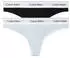 Calvin Klein 2-Pack Icon Cotton Modal Tangas (LV00QF8834) Black Plein Air