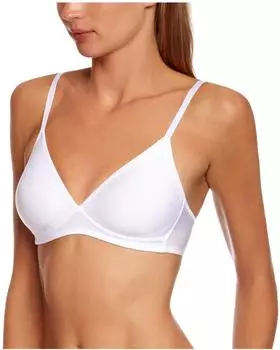 Triumph Soft Sensation Mittelträger-BH ohne Bügel weiß