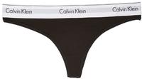 Calvin Klein Modern Cotton Thong Schwarz Medium Damen