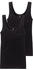 Schiesser Cotton Essentials Tank Top with Embroidery Pack of 2 black (144359)