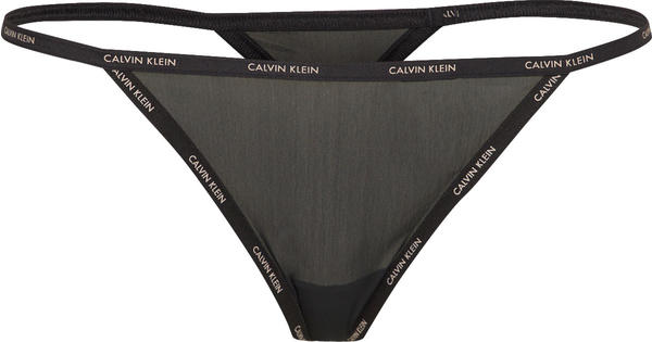Calvin Klein String - Sheer Marquisette black (000QF1681E)