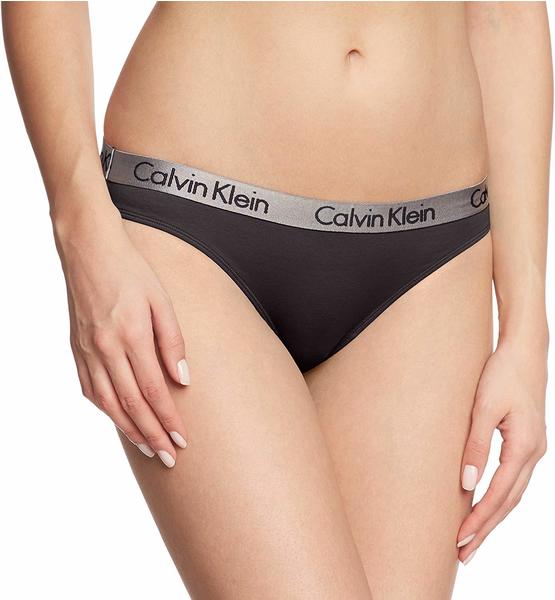 Calvin Klein Slip - Radiant Cotton black (000QD3540E)