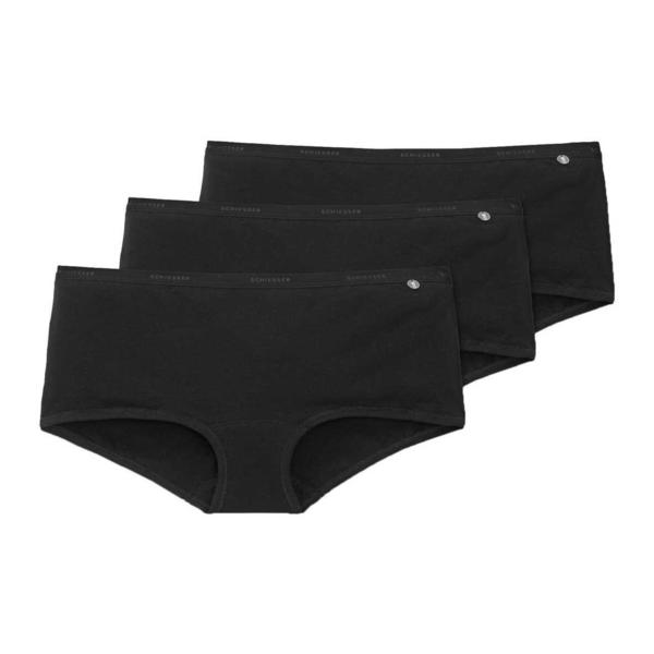 Schiesser 95/5 Shorts 3-Pack black