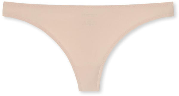 Schiesser Invisible Lace Microfibre Lace Thong nude