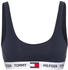 Tommy Hilfiger Logo Underband Organic Cotton Bralette (UW0UW02225) navy blazer