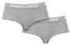 Urban Classics Ladies Logo Panty Double-pack (TB1489-00111-0046) grey