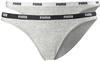 Puma Iconic Bikini Slip 2-Pack (573008) grey