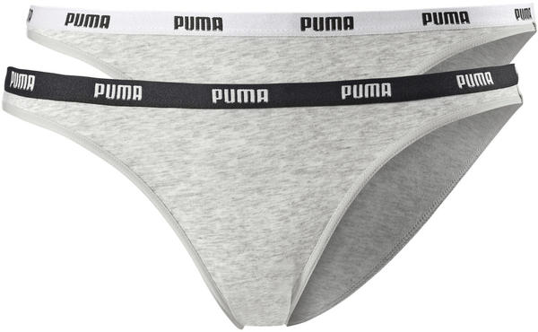 Puma Iconic Bikini Slip 2-Pack (573008) grey