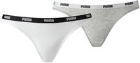 Puma Iconic Bikini Slip 2-Pack (573008) white/grey melange