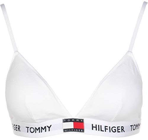 Tommy Hilfiger Organic Cotton Padded Triangle Bra white