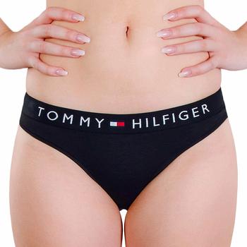 Tommy Hilfiger Logo Waistband Stretch Cotton Briefs black