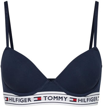 Tommy Hilfiger Logo Band T-Shirt Bra (UW0UW00558) navy